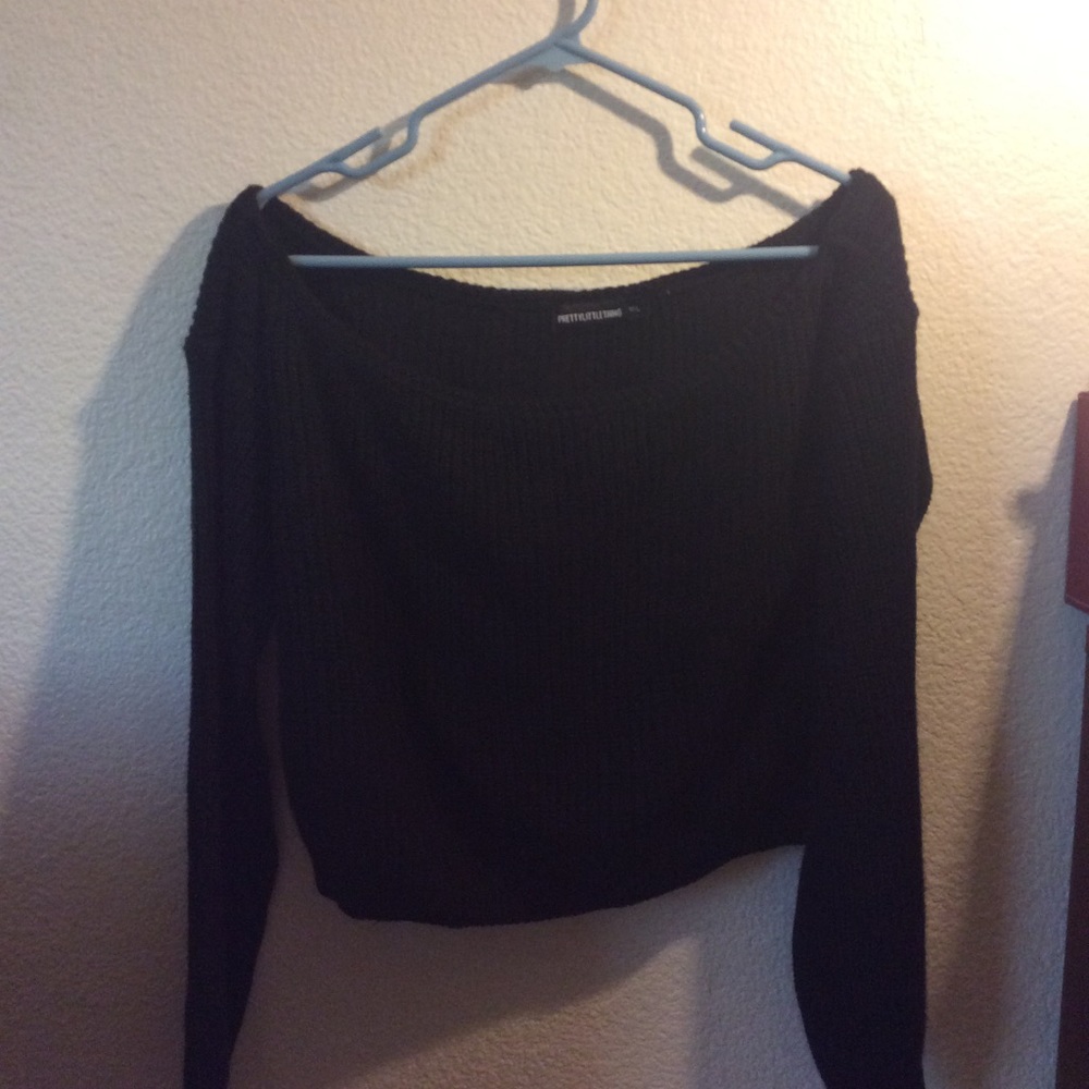 Prettylittlething cropped sweater